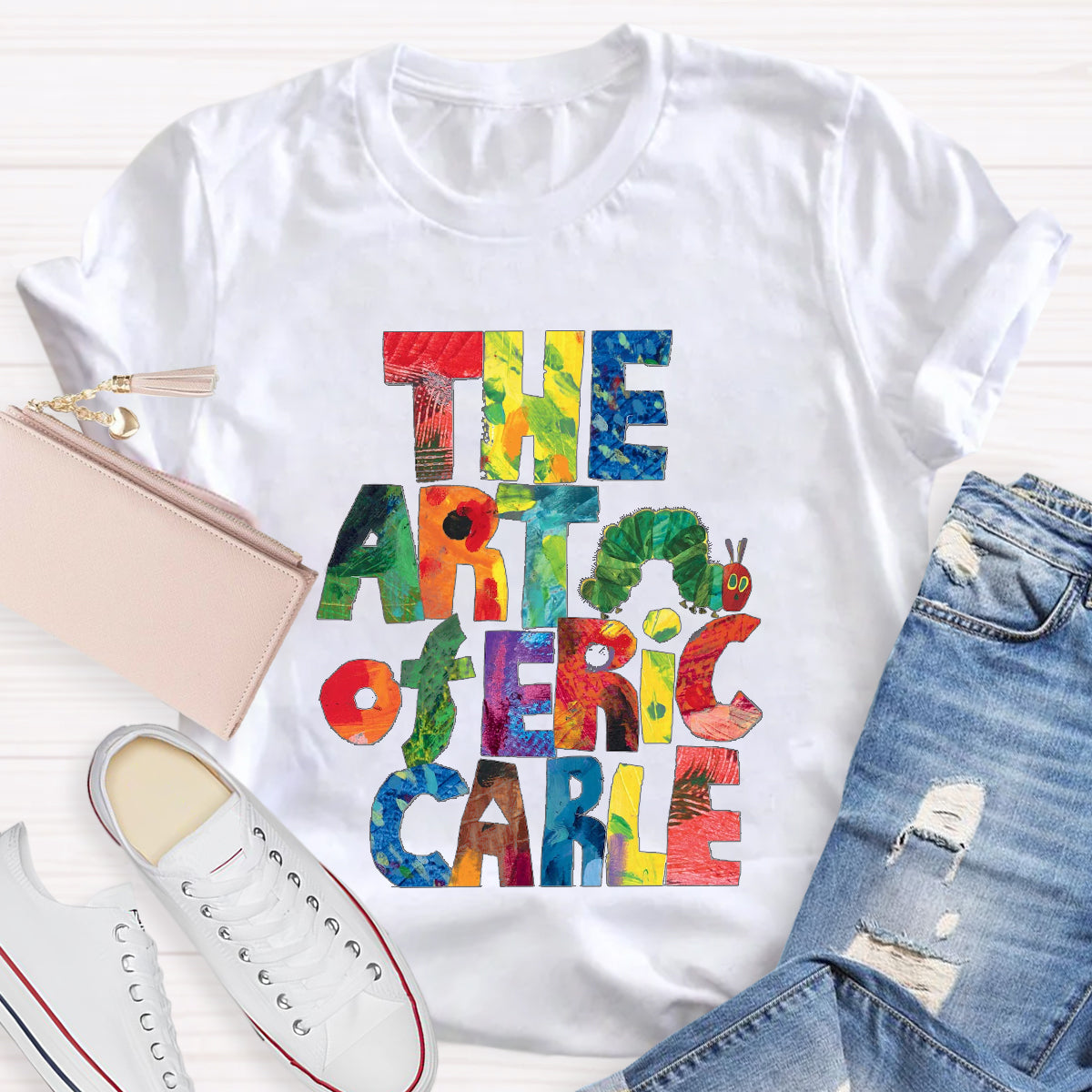 The Art Of Eric Carle Teacher Shirt