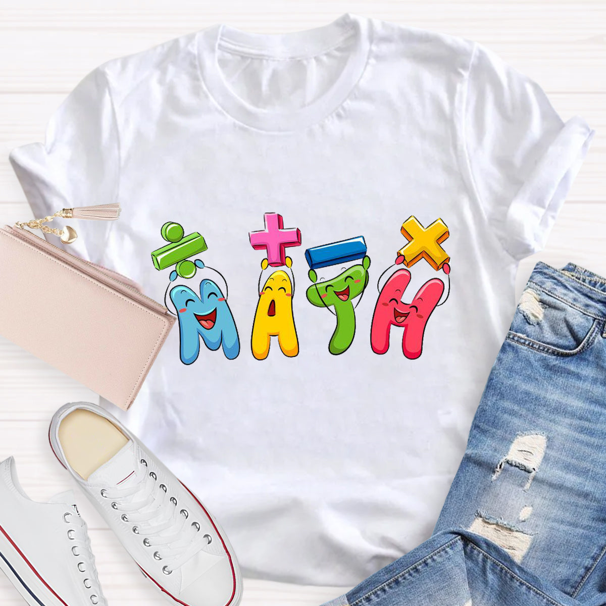 Funny Math Symbols Math Day T-Shirt