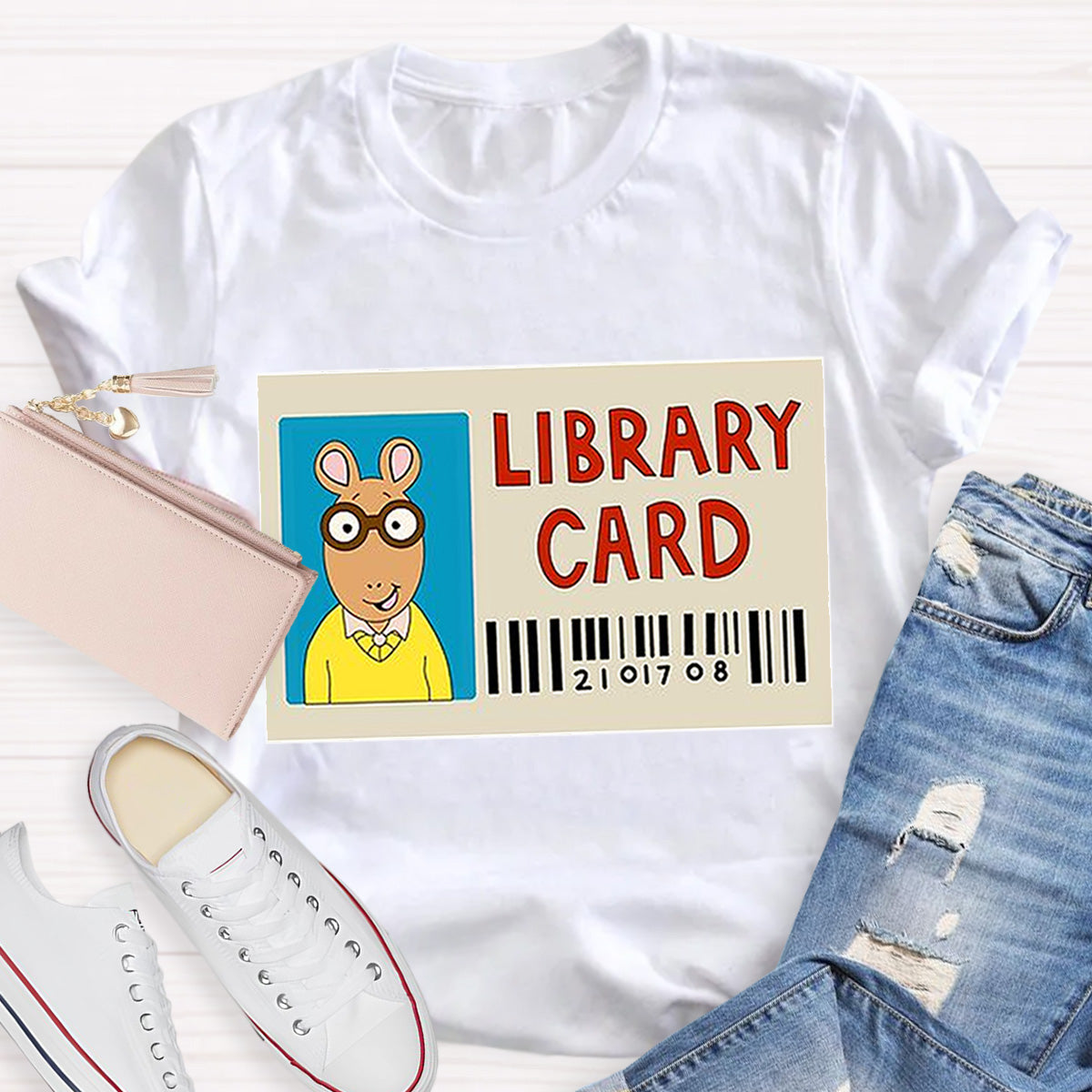 Arthur Library Teacher T-Shirt