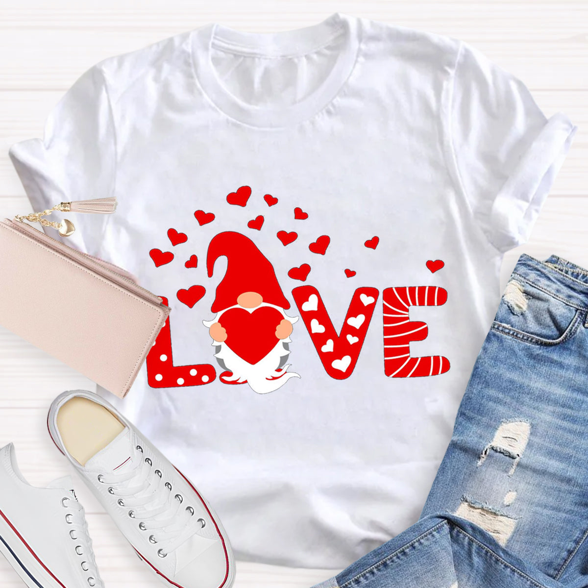 Valentine Love Gnomes T-Shirt