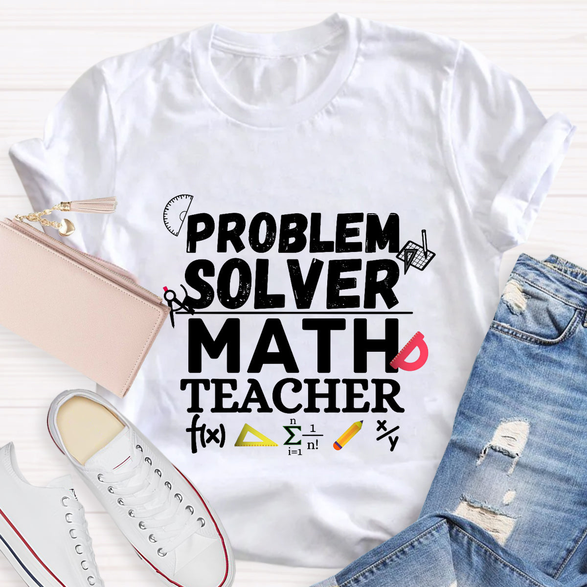 Problem Solver Math Teacher T-Shirt