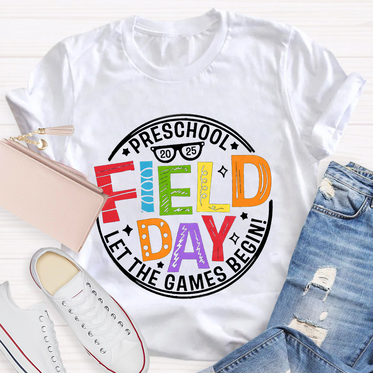 Personalized Grade 2025 Field Day Teacher T-Shirt