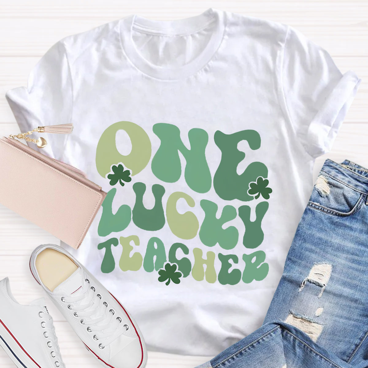 One Lucky Teacher T-Shirt