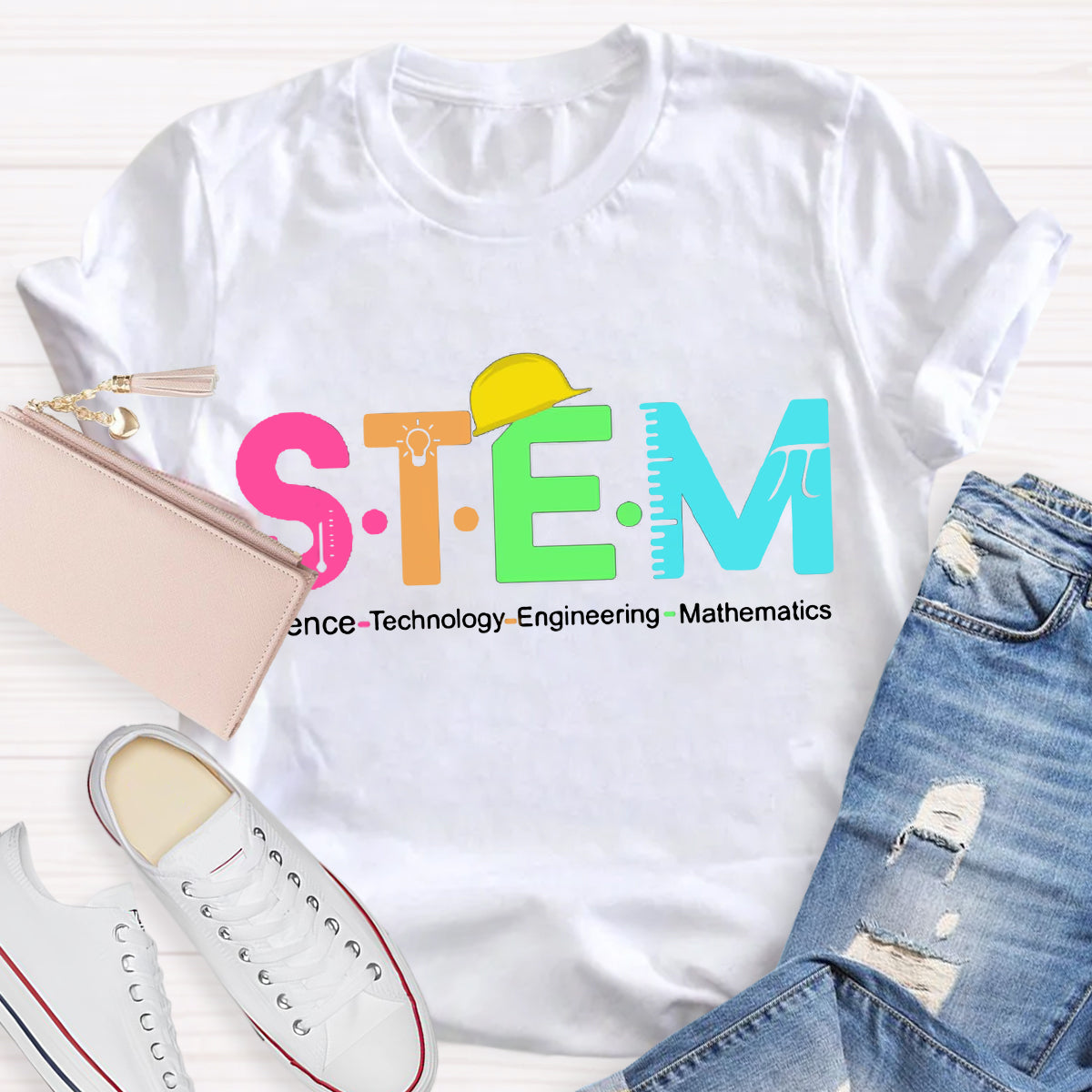 Science Technology Engineering Mathematics Teacher T-Shirt