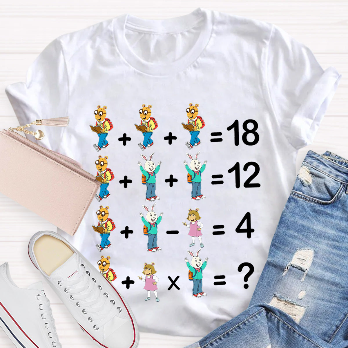 Arthur And Friends Math Teacher T-Shirt