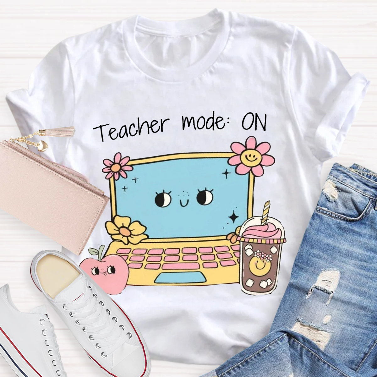 Teacher Mode On Computer Coffee T-Shirt