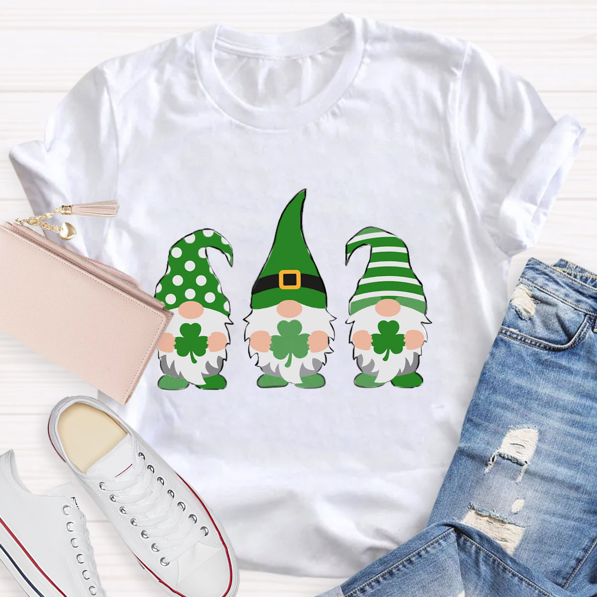 St Patricks' Day Gnome  T-Shirt