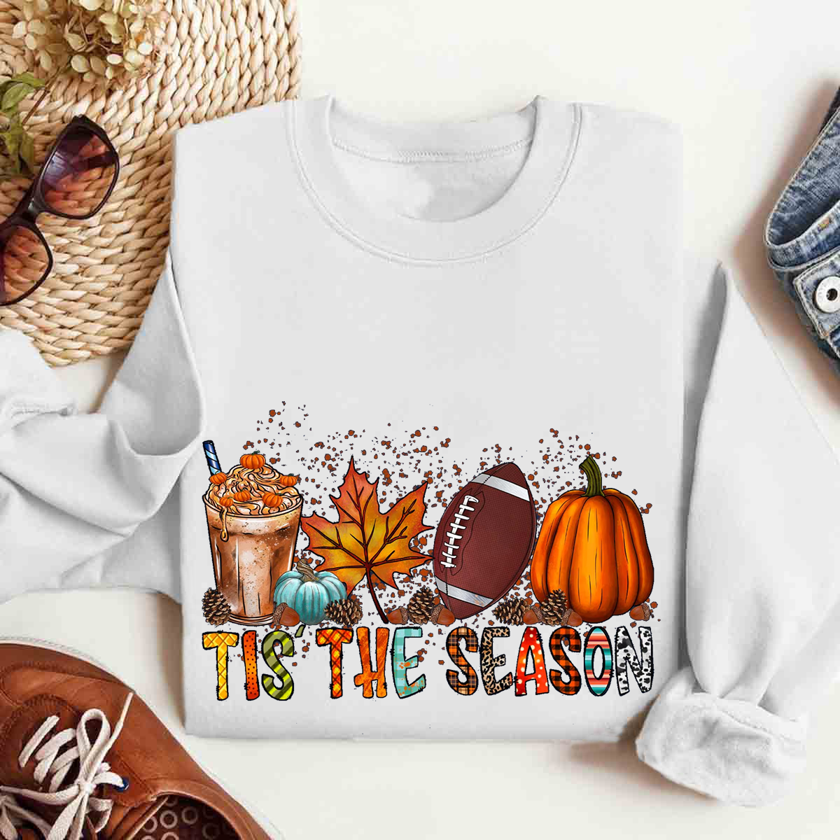 Tis The Season Fall Vibes Sweatshirt