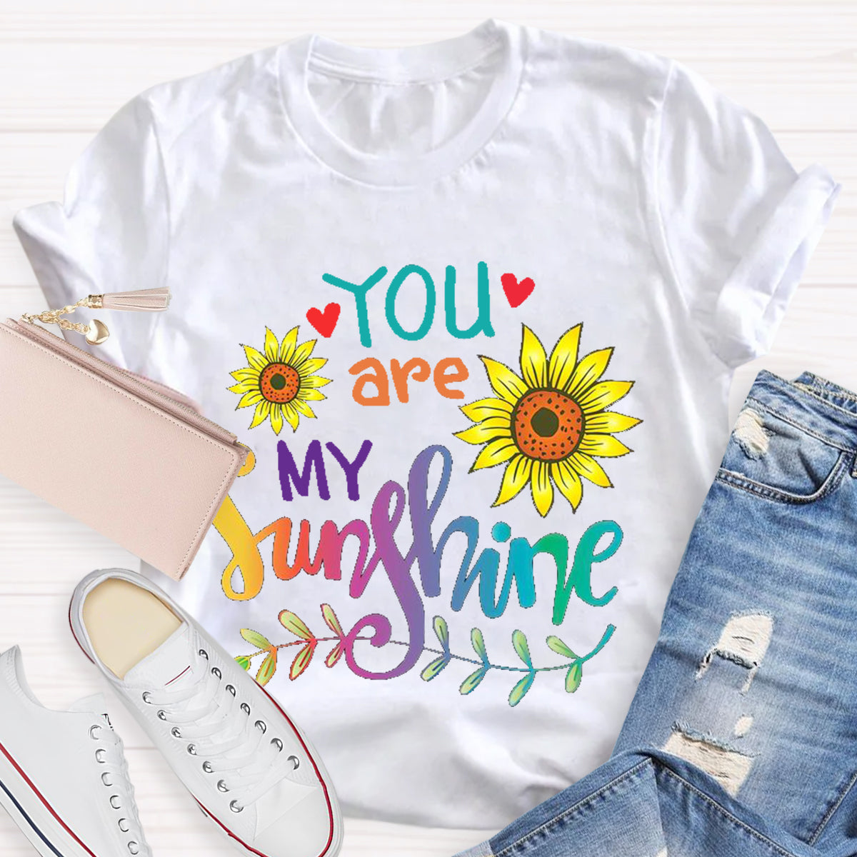 You Are My Sunshine Sunflower T-Shirt