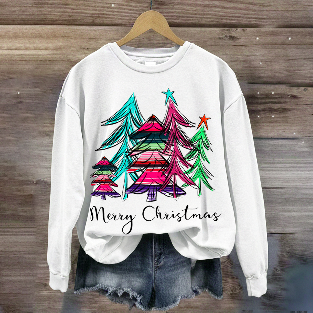 Christmas Tree Sublimation Sweatshirt