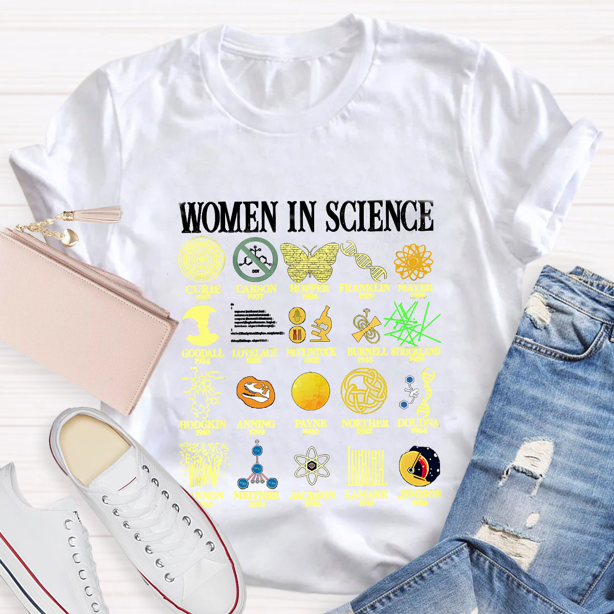 Women In Science Teacher T-Shirt