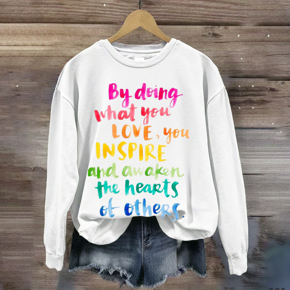 Loved Inspiration Teacher Sweatshirt