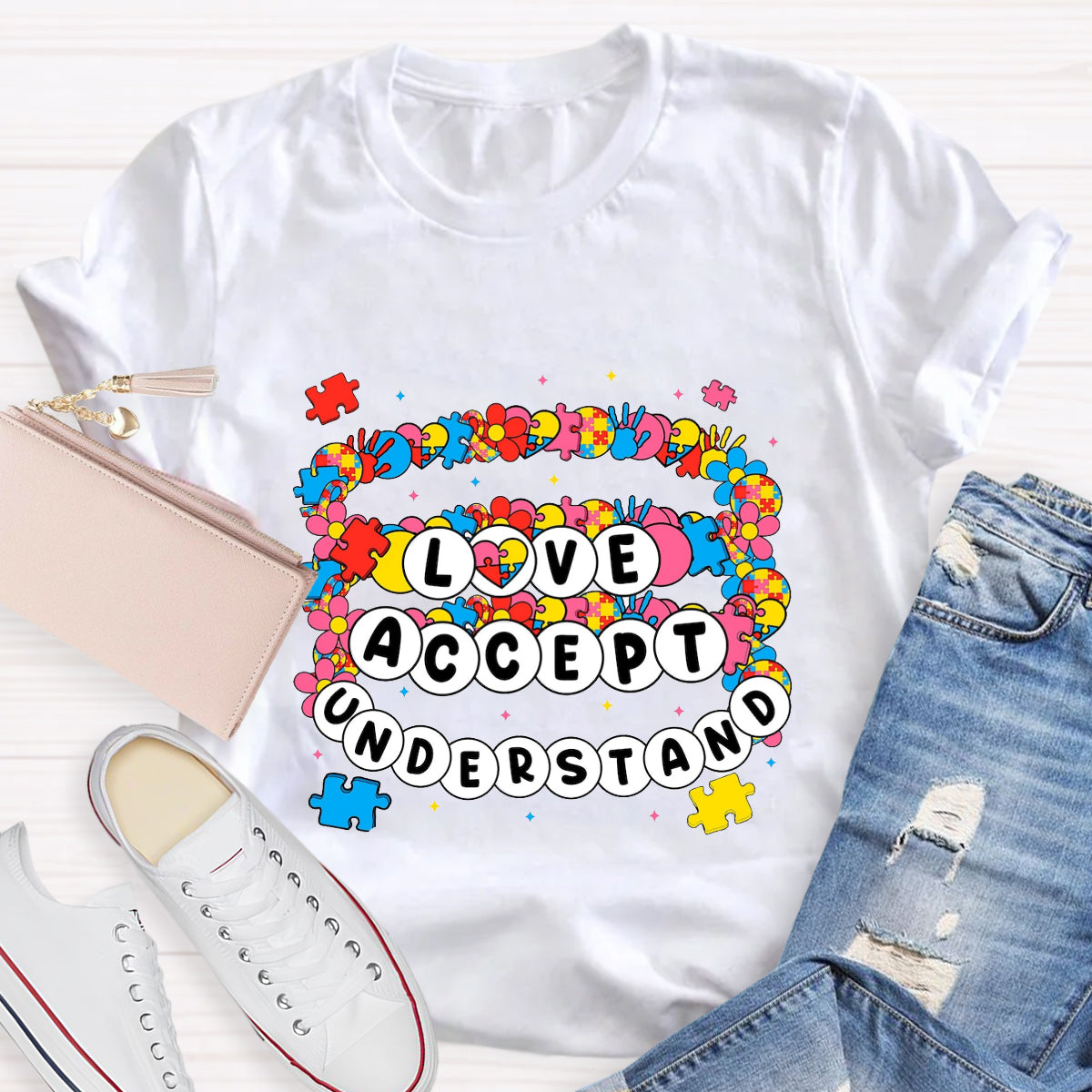 Love Accept Understand Bracelet T-Shirt