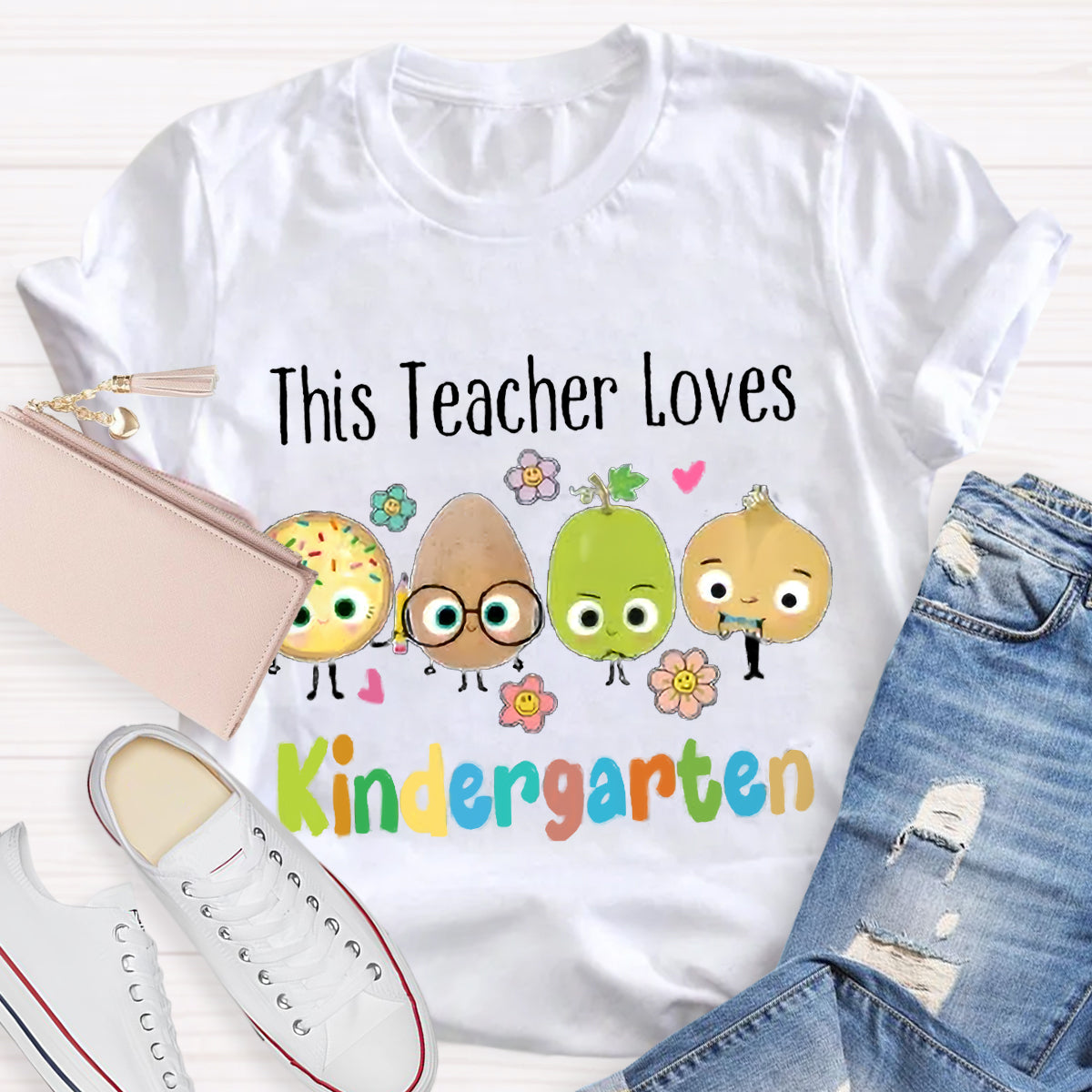 Personalized Grade This Teacher Loves T-Shirt