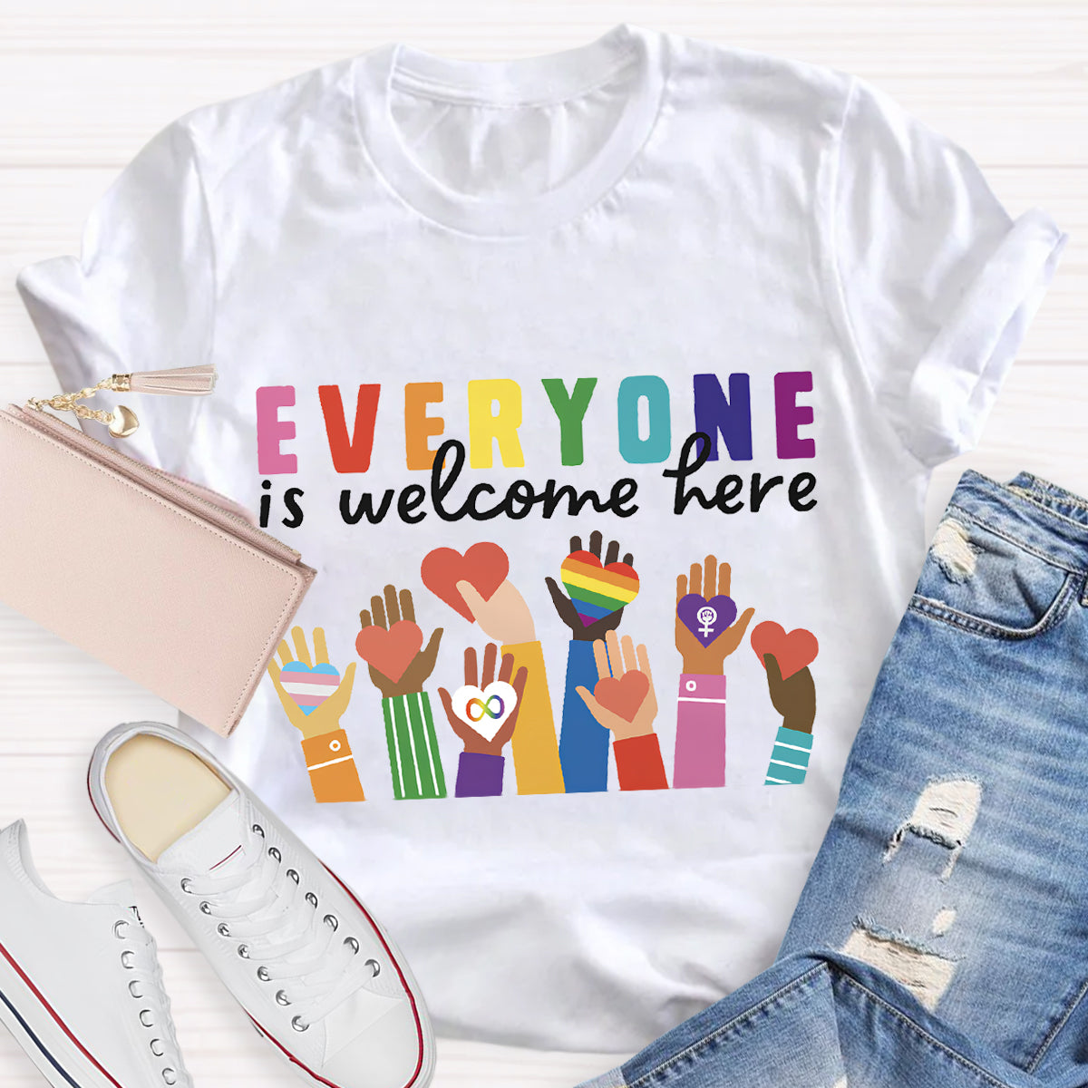 Everyone Is Welcome Here T-Shirt