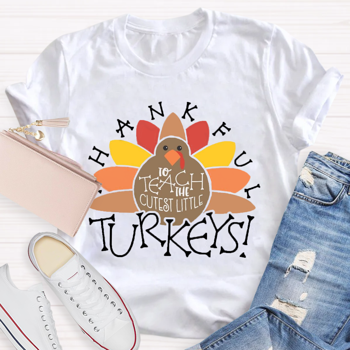 Thankful to Teach the Cutest Little Turkeys T-Shirt