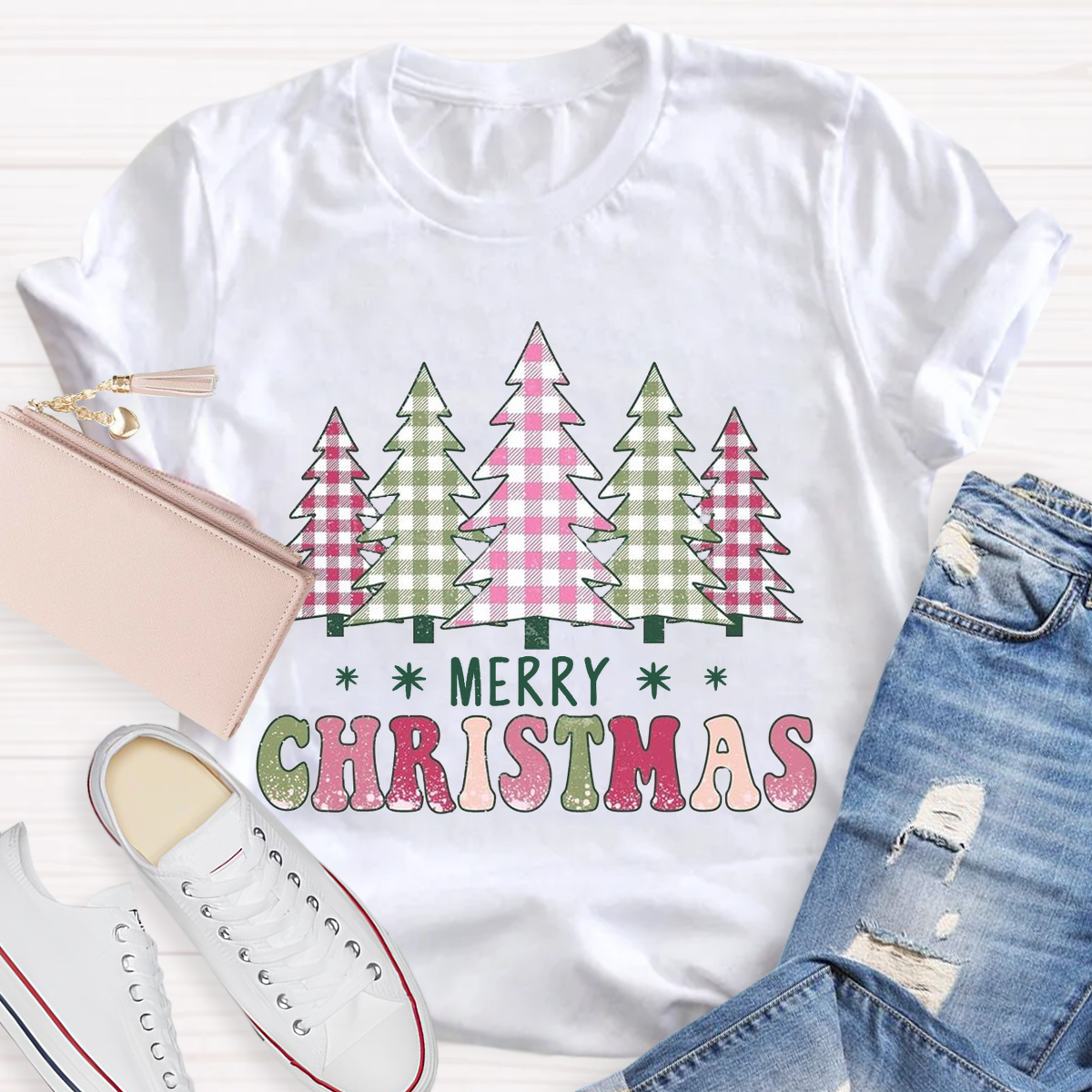 Coquette Merry Christmas Tree T-Shirt