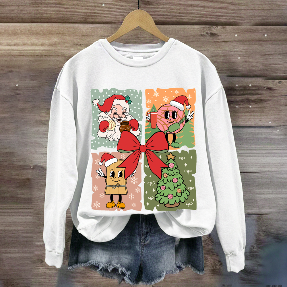 Santa Claus Christmas tree Sweatshirt