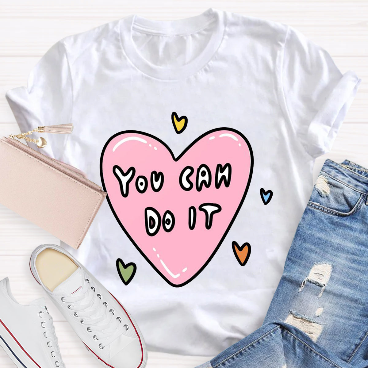 You Can Do It Motivational Language T-Shirt