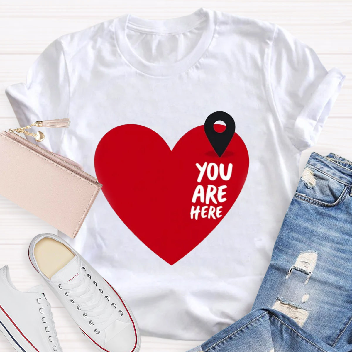 You Are Here In My Heart T-Shirt