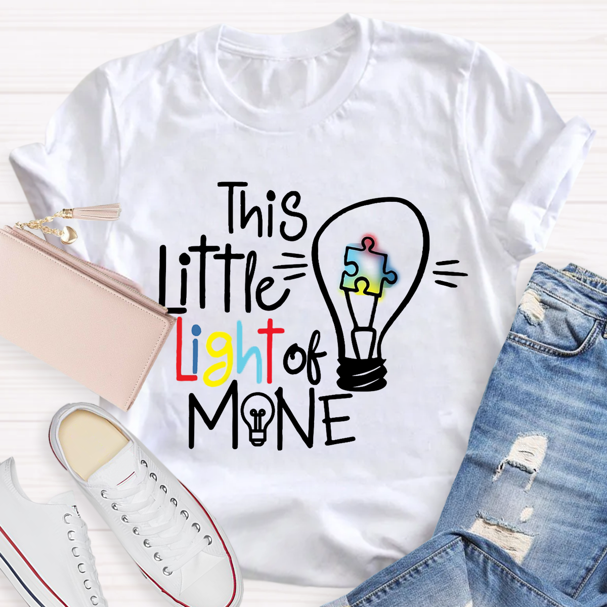 This Little Light Of Mine Autism T-shirt