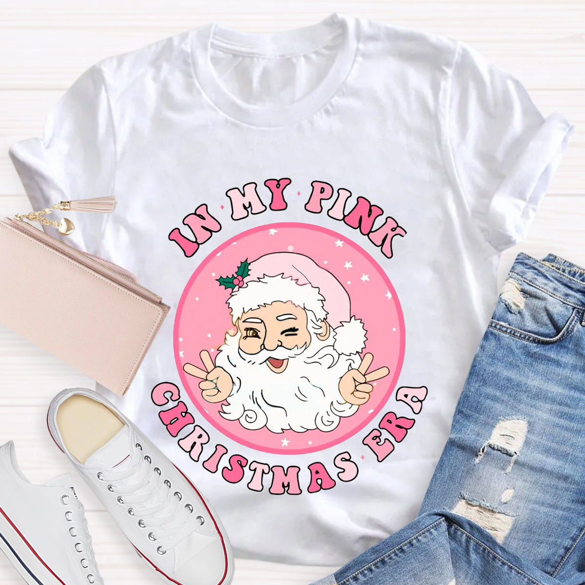 In My Pink Christmas Era T-Shirt