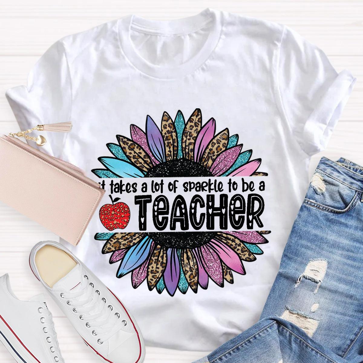It Takes A lot Of Sparkle To Be A Teacher T-Shirt