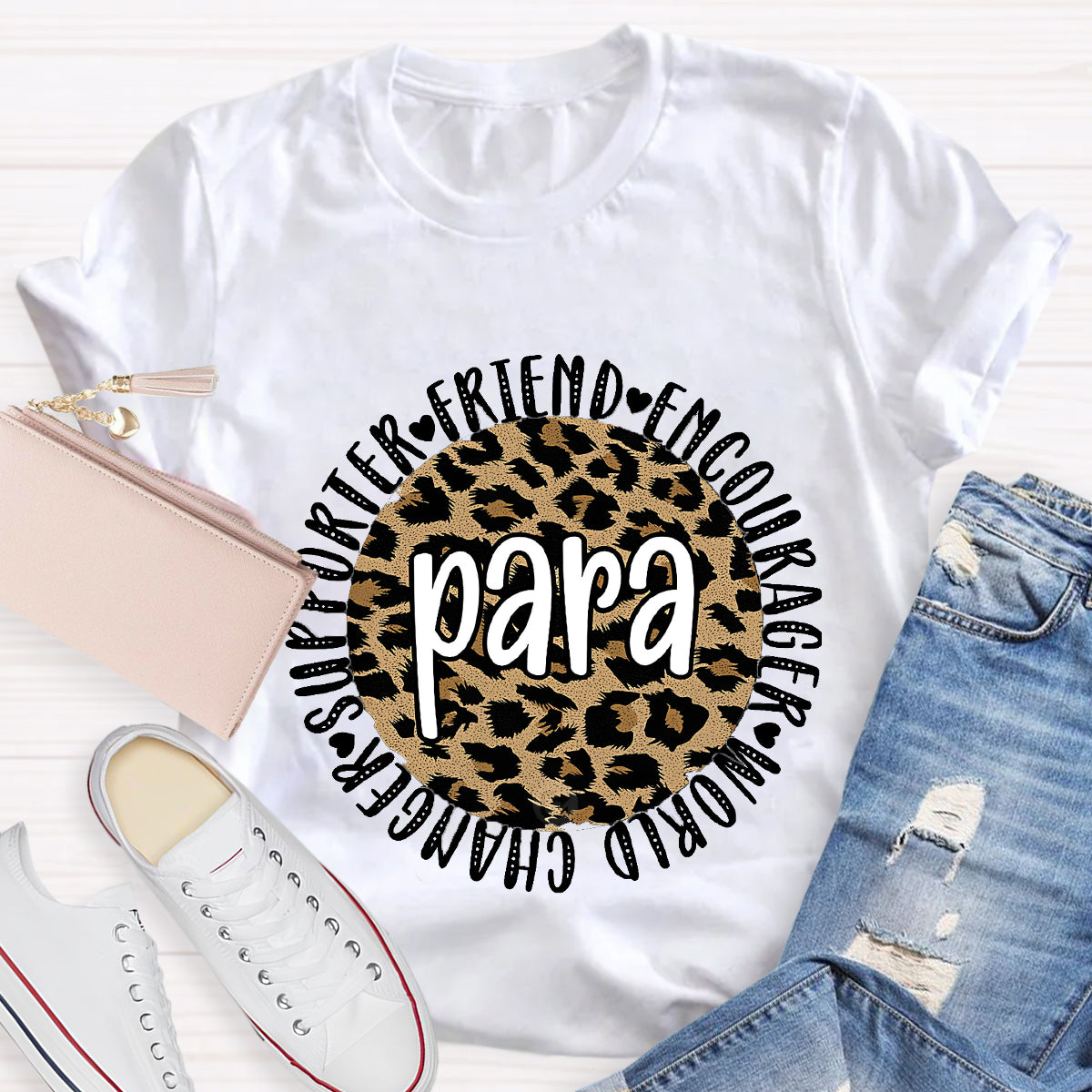 Para Teacher Encourager Friend T-shirt