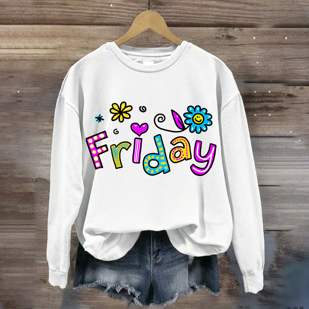 Happy Friday Teacher Sweatshirt