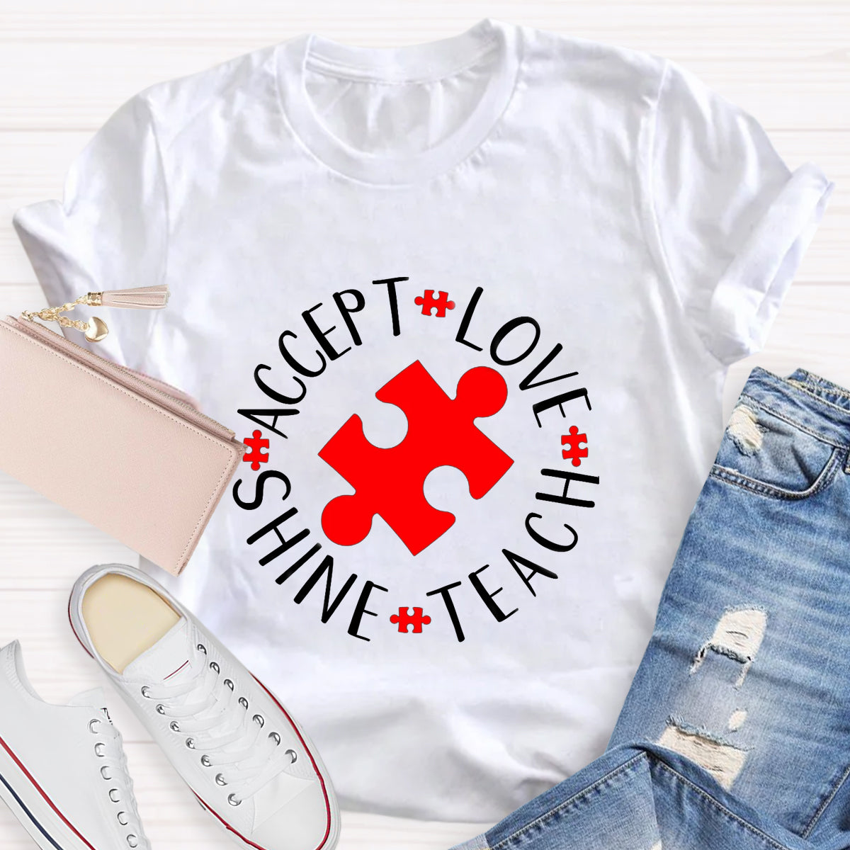 Accept Love Teach Shine T-Shirt