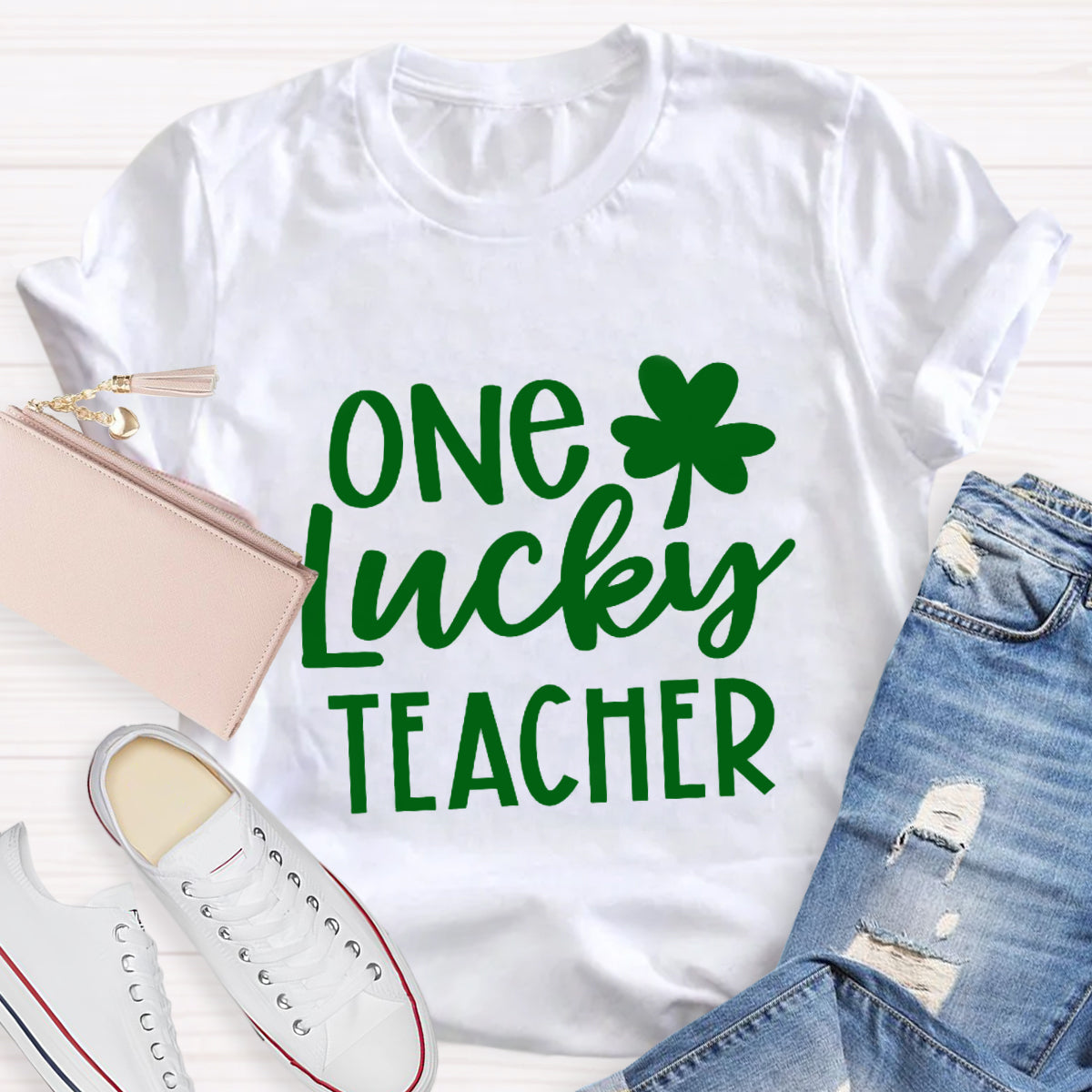 One Lucky Teacher T-Shirt