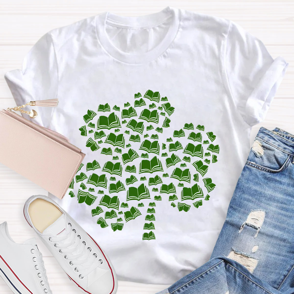 Shamrock Books Teacher T-Shirt