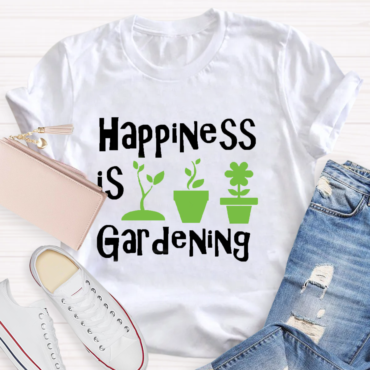 Happiness Is Gardening T-Shirt