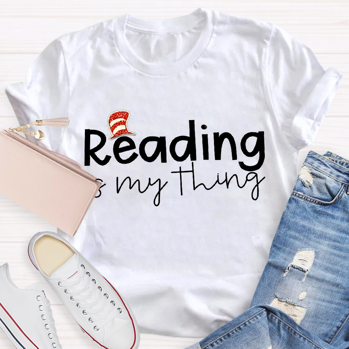 Reading Is My Thing Teacher T-Shirt