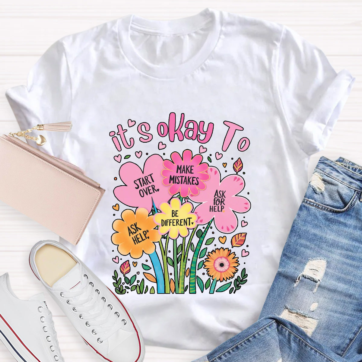 It's Okay To Be Different Teacher T-Shirt