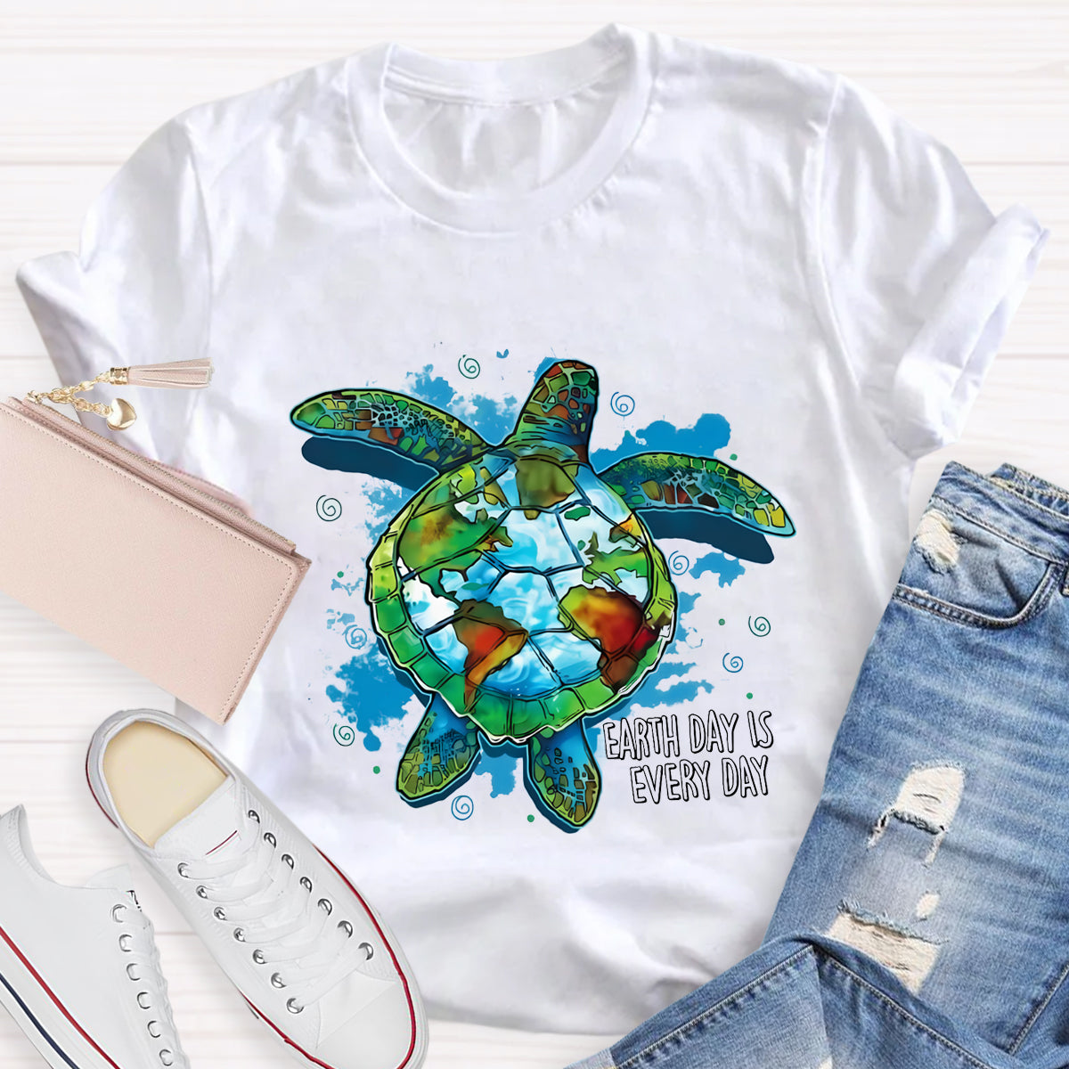 Earth Day Is Every Day Save Turtle T-Shirt