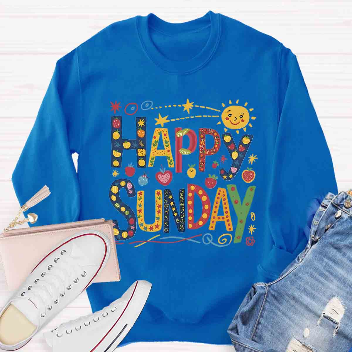 Happy Sunday Sweatshirt