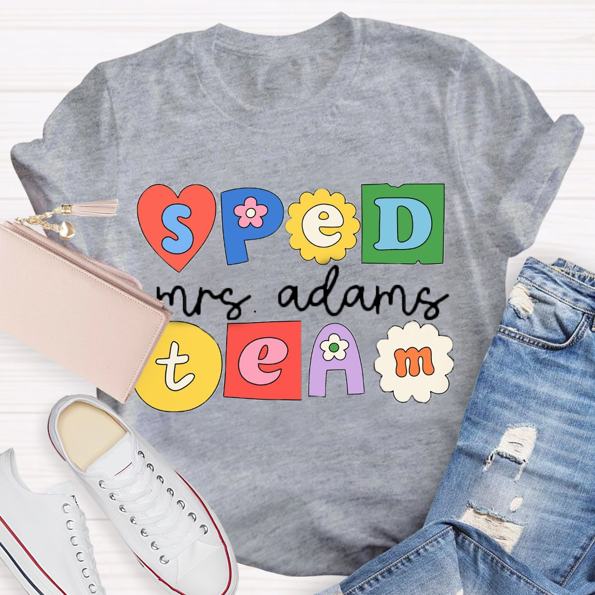 Personalized Name Special Education Teacher TShirt