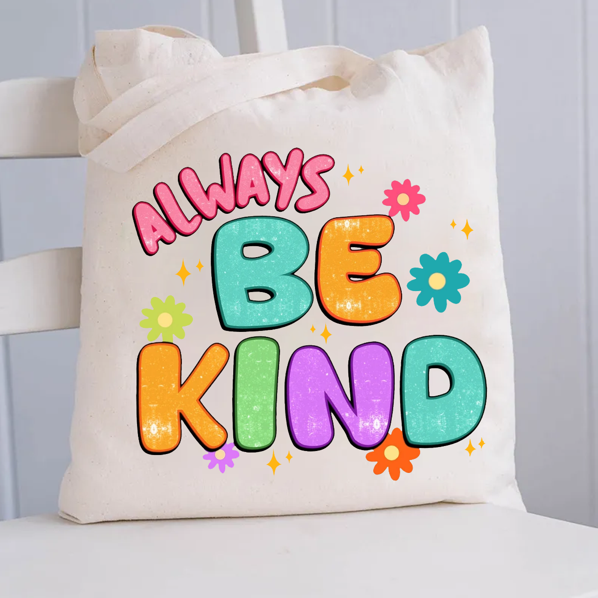 Always Be Kind Teacher Canvas Tote Bag