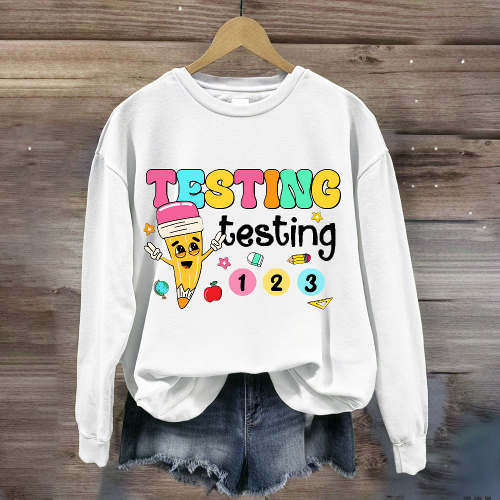 Testing Day Pencil Sweatshirt