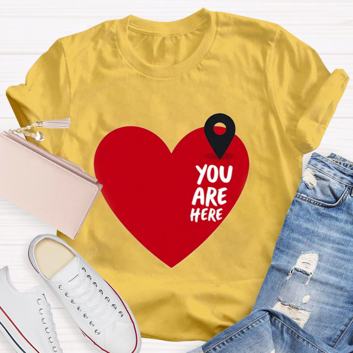 You Are Here In My Heart T-Shirt