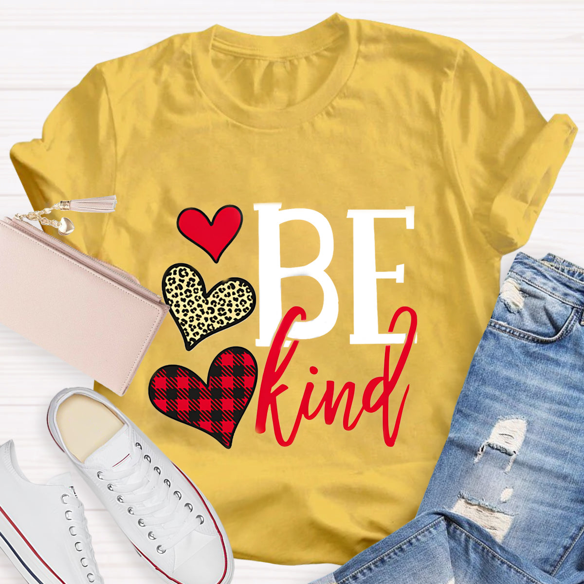 Red Heart Be Kind T-Shirt