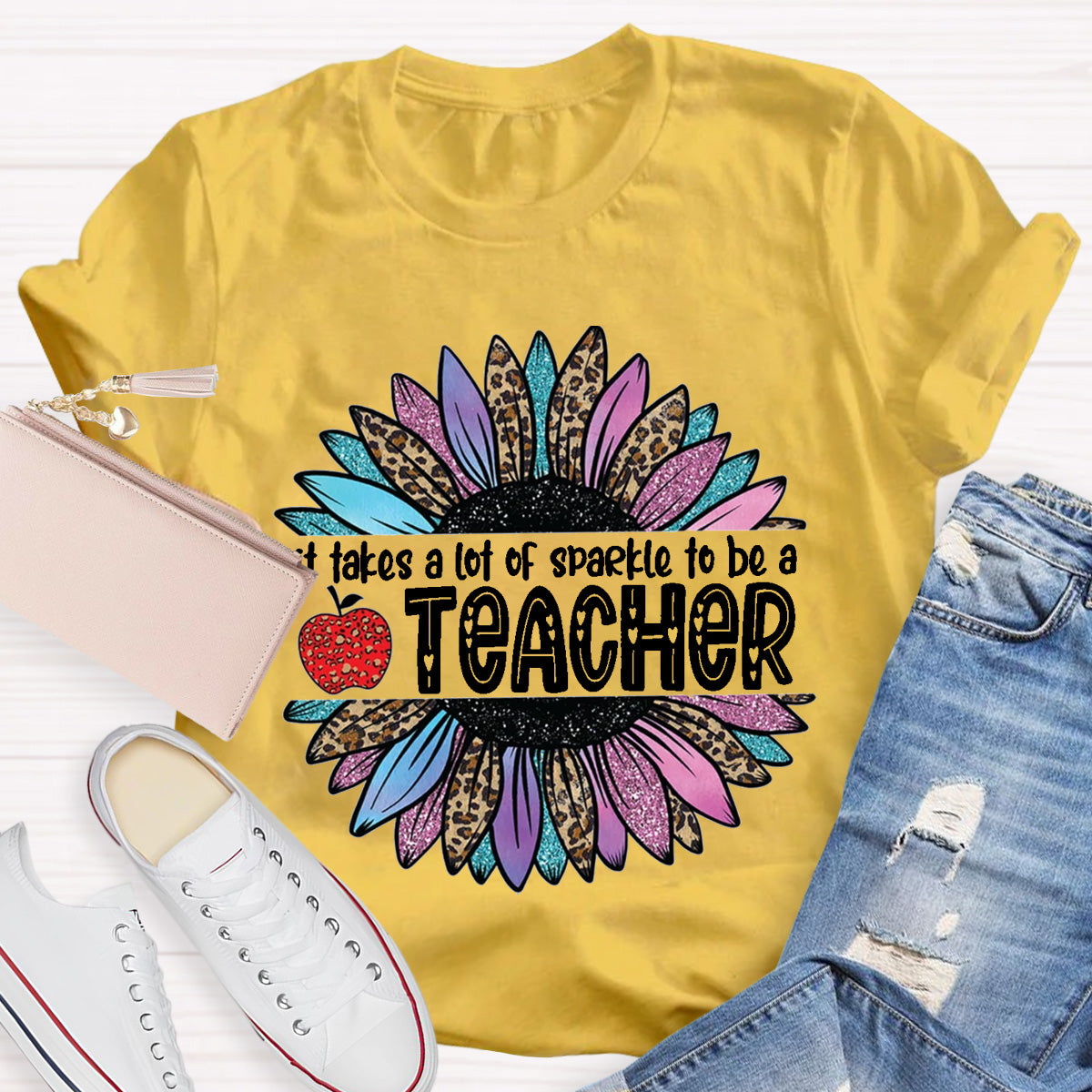It Takes A lot Of Sparkle To Be A Teacher T-Shirt