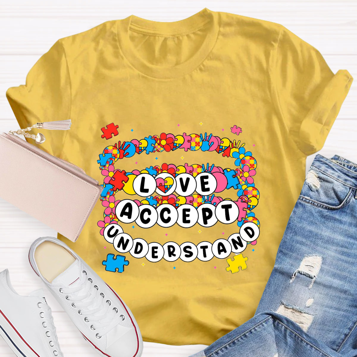 Love Accept Understand Bracelet T-Shirt