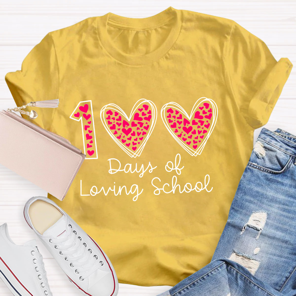 100 Days Of Loving School Teacher T-Shirt