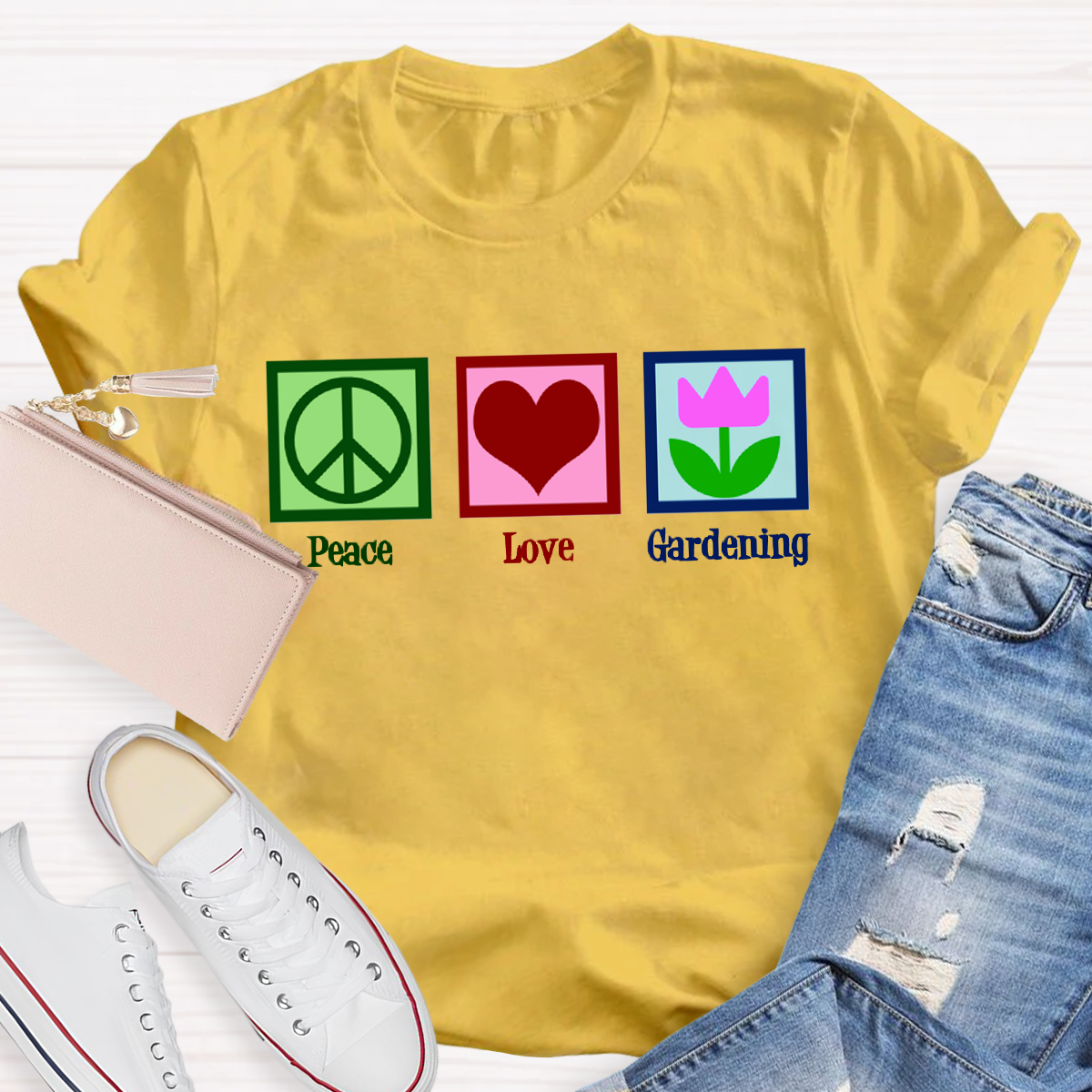 Peace Love Gardening T-Shirt