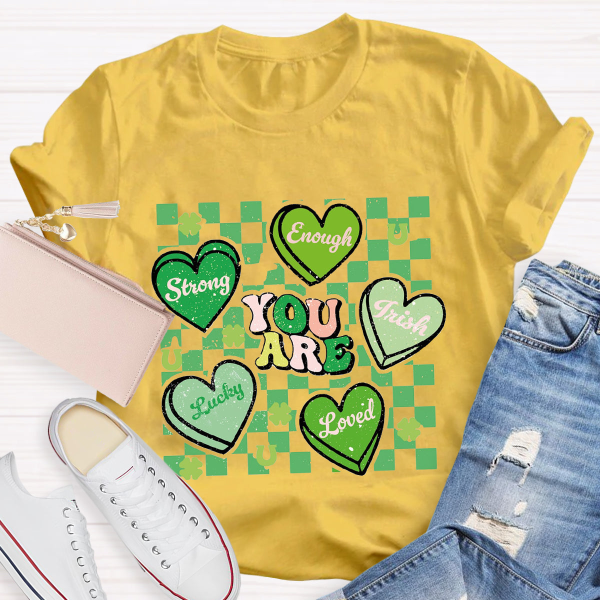 Retro Lucky Charm You Are Loved T-Shirt