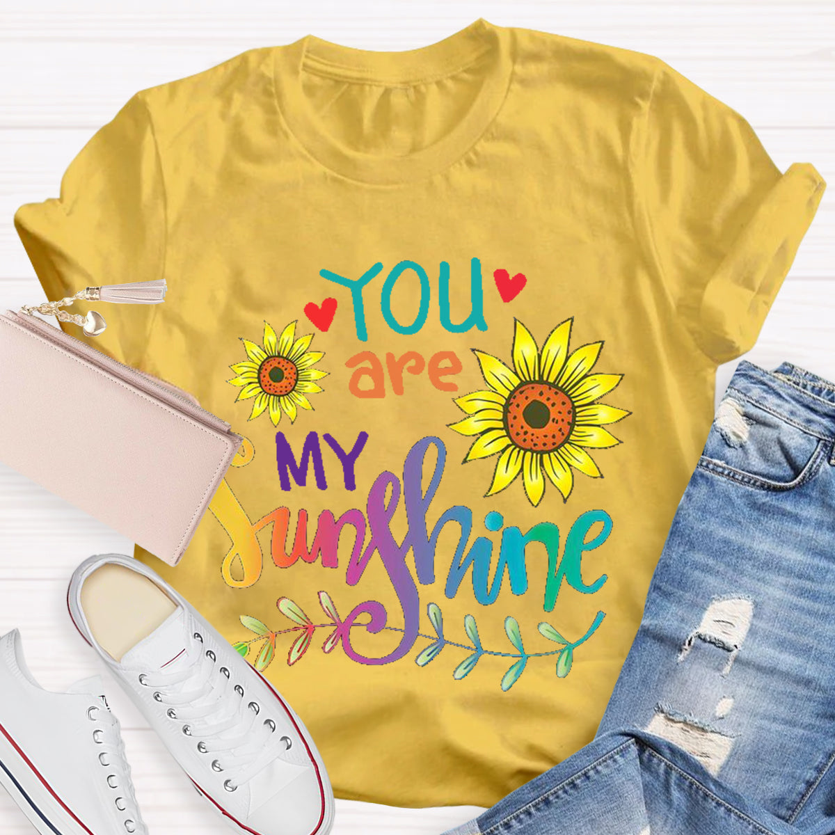 You Are My Sunshine Sunflower T-Shirt