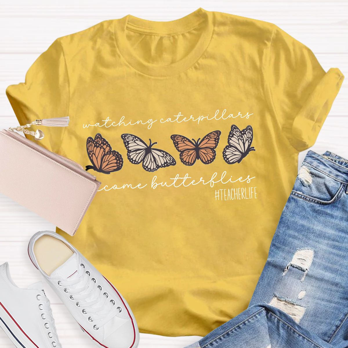 Watching Caterpillars Become Butterflies T-Shirt