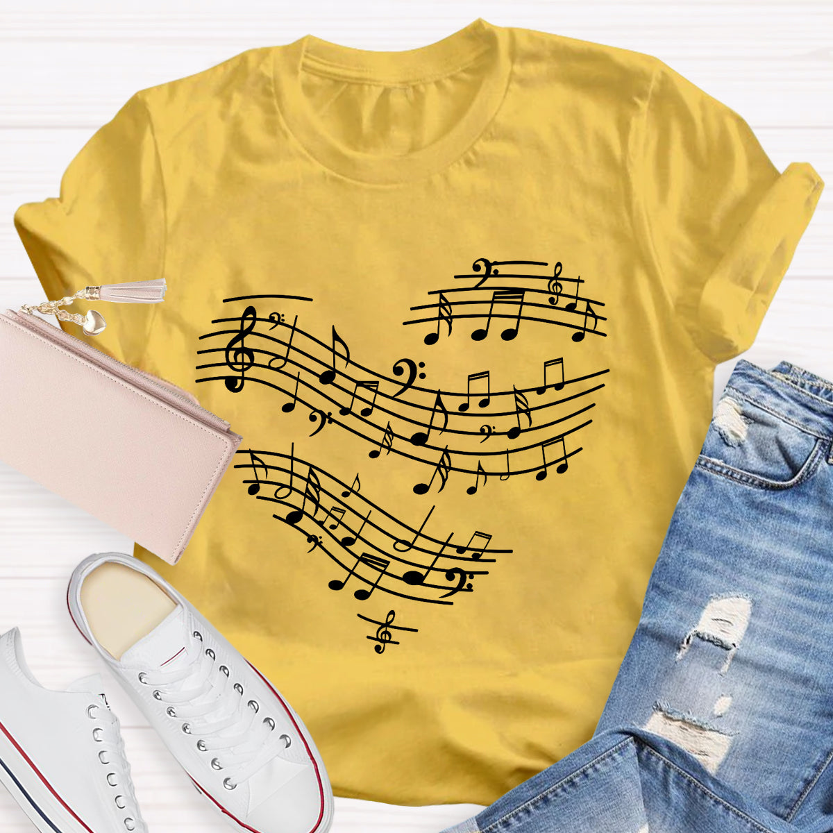 Music Heart Teacher T-Shirt